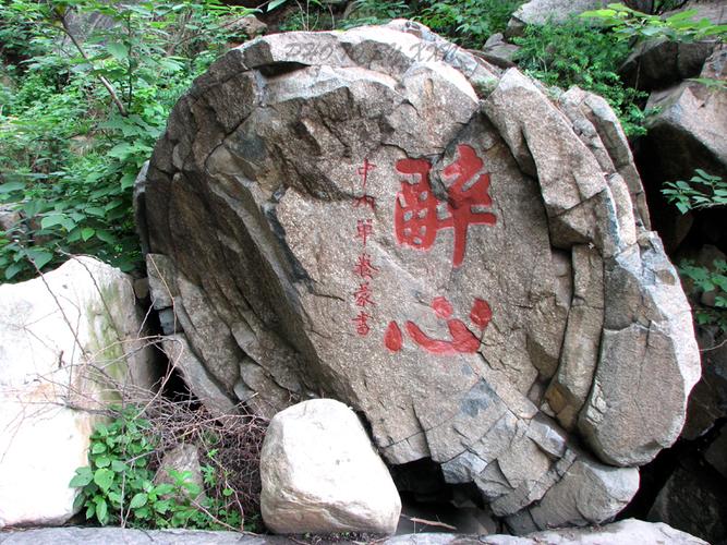 《醉心》石刻
