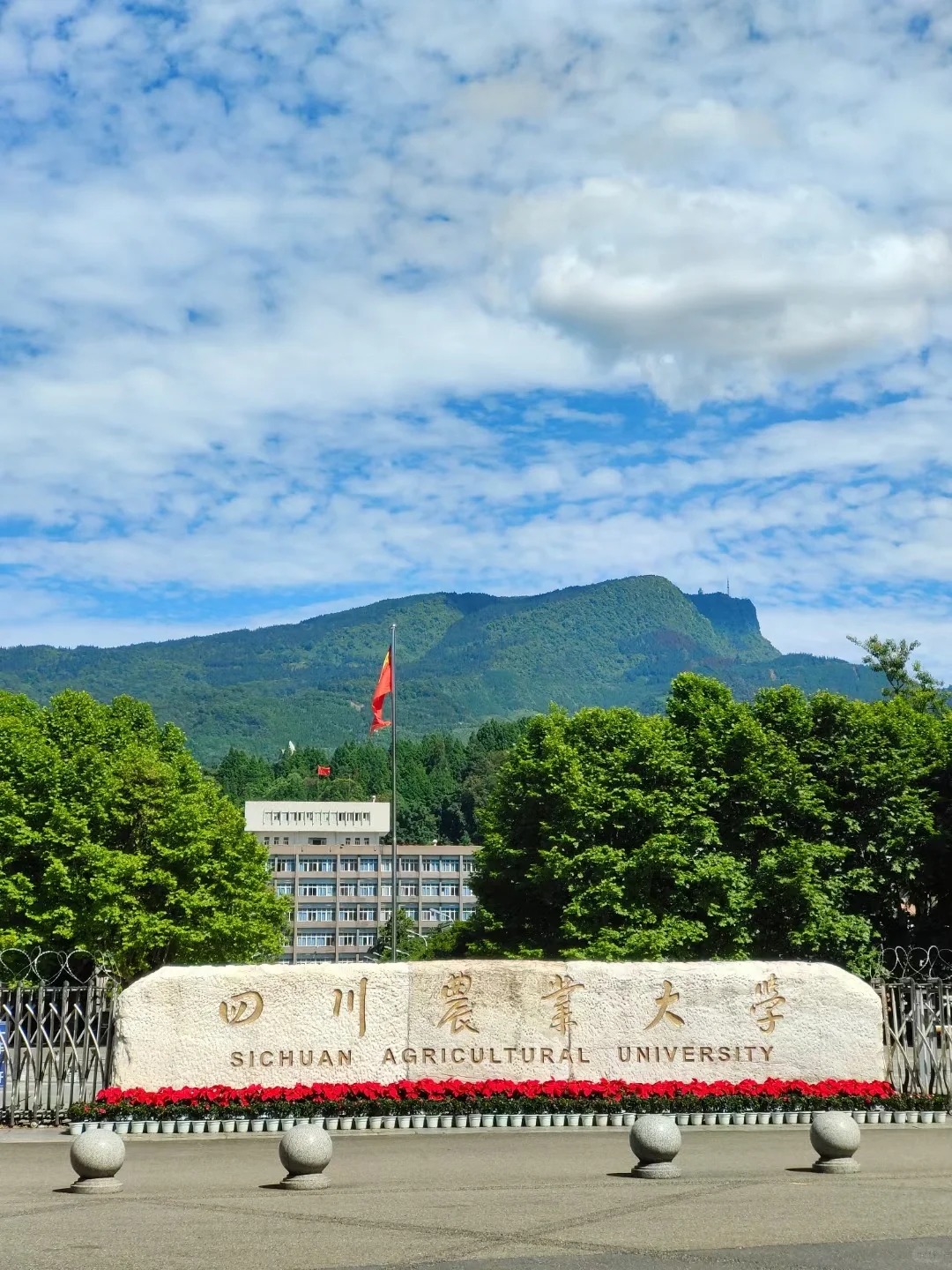 四川农业大学校名石