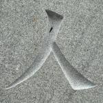 校训刻字未上色